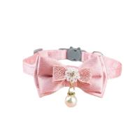 Collar para mascotas, lazo de encaje rosa, cuentas colgantes, gargantilla para gatos, campana, suministros para perros y gatos, accesorios para mascotas, productos para perros y gatos - details 0