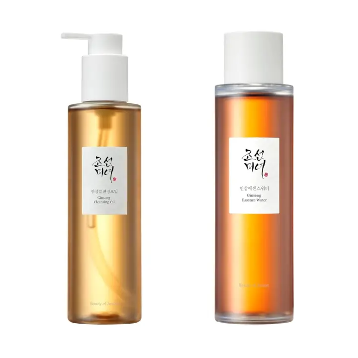 Joseon Ginseng Beauty Set, detergente tónico que contiene aceite limpiador y esencia de agua - 1