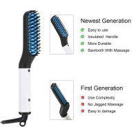 Peine Straightener Multifuncional para Hombres Calentamiento Rápido Estilo de Peluquería - details 12