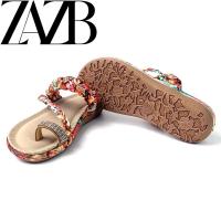 Zapatos planos de diseñador con anillo de metal, tacones altos, lujosas zapatillas de playa, moda femenina - details 8