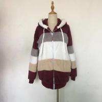 Chaqueta para mujer 2024 nuevo Otoño Invierno cálido bolsillo de felpa ropa informal con capucha abrigo suelto para mujer - details 9