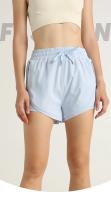 Pantalones cortos deportivos de Yoga para mujer, Shorts ligeros, holgados, de cintura alta, secado rápido, transpirables, para exteriores, recreativos, para correr - details 0