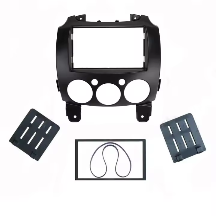 Adaptador de Audio para marco de DVD, embellecedor de salpicadero, Panel de Radio estéreo para Mazda 2 2010 Demio 2007 + 178x102mm - 1