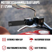 Manillar Universal para motocicleta, empuñaduras negras de 1 "para Harley y 25mm, Touring, Road King, Dyna, VRSC, Sportster XL, 883, 1200, XR, Softail - details 10
