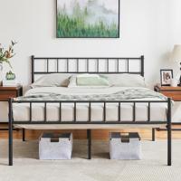 Cama de Metal Moderno con Marco Tamaño Individual/Doble Diseño Juvenil para Dormitorio y Habitación de Invitados Blanco Tamaño 90 x 190 cm - details 44