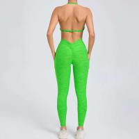 Traje de entrenamiento de gimnasia reforzado deportivo para mujer, ropa deportiva para mujer, traje de yoga rojo, negro y rosa 2024 - details 42
