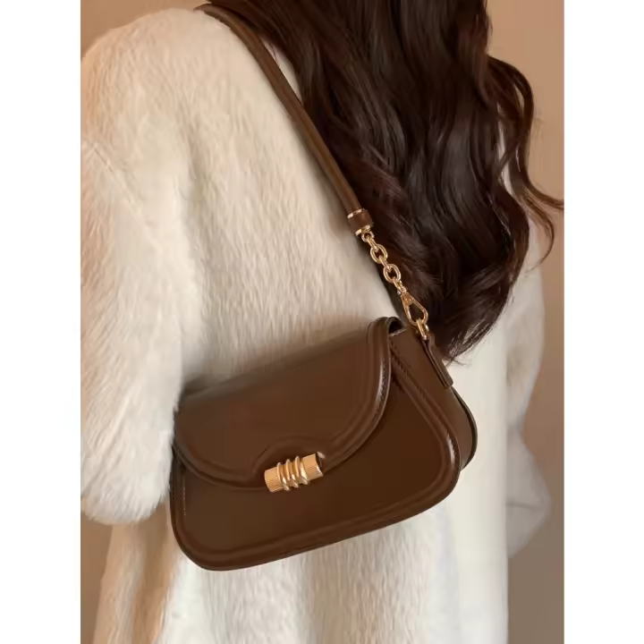 Premium sense diseño de moda debajo del brazo bolsa de sillín de las mujeres 2025 nuevo bolso de hombro versátil exquisito - 1