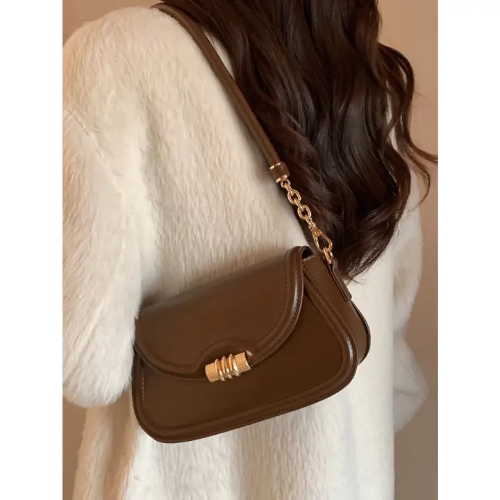 Premium sense diseño de moda debajo del brazo bolsa de sillín de las mujeres 2025 nuevo bolso de hombro versátil exquisito - 1