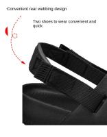 Birken verano Casual ropa exterior sandalias nueva moda talla grande media cerda perezoso suela gruesa zapatillas de hombre botón - details 2
