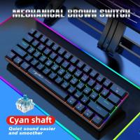 Teclado Mecánico RGB con Retroiluminación 68 Teclas, Intercambiable, Azul, Para PC, Laptop, Oficina - details 22