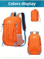 Bolso de Hombro para Deportes al Aire Libre Ultraligero con Gran Capacidad Mochila Plegable Montañismo Paquete Superior Adecuado para Senderismo, Ciclismo, Viajes, Viajes de Negocios, Correr Absorbente de Impactos y Correas Transpirables Almacenamiento - details 12