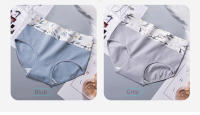 High Waist Women Panties Breathable Cotton Underwear Lovely Print Girls Briefs Soft Ladies Underpants Slimming Female Lingerie - details 9
