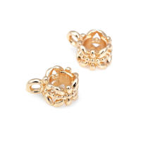 Collares de latón de Color dorado de 18K, pulseras, dijes, conectores, colgantes, cierres, cuentas, conector, suministros para fabricación de joyas, accesorios Diy- - details 58