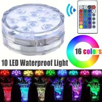 Los jarrones ambientales impermeables para piscinas, peceras y luces decorativas se pueden controlar de forma remota - details 0