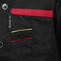 Ropa de Chef de manga larga, uniforme de cocina para restaurante, abrigo de Chef para hombres y mujeres, chaquetas de trabajo de camarero, uniforme profesional general - details 60