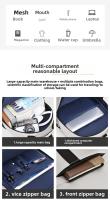 Mochila escolar para adolescentes para niños y niñas, mochila grande y fresca para estudiantes con muchos bolsillos, mochilas para escuela secundaria universitaria - details 4