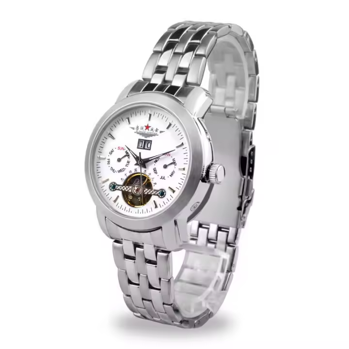 Dugarry Pilot Automatic Machinery meter zafiro meter 200 metros impermeable Military Sports Watch logo masculino Clock - 1