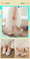 Zapatos de cuero de princesa para niños y niñas, calzado de tacón alto con diamantes de agua, para primavera y otoño, 2024 - details 11