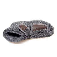 Nuevos botines negros de felpa adecuados para mujeres, cubiertas de gancho y bucle fáciles de usar, zapatos de nieve para mujeres mayores 35-46 grandes anti - details 6