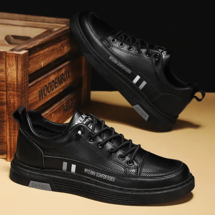 Zapatos Casuales de Moda para Hombres Mocasines Blancos Sin Cordones con Estilo Tiktok - 1