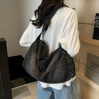 Bolso Tote Estilo Japonés Coreano para Mujer, Nuevo Diseño 2025 - Bolso Bandolera Versátil de Gran Capacidad para Viajes y Desplazamientos, Bolso de Hombro Casual Negro Duradero con Estética Minimalista - details 2