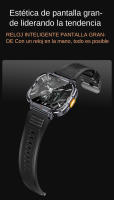 Ivanony Reloj Inteligente 2024 Llamadas Bluetooth, Resistente al Agua IP68, Luz de Flash, Mensajes Sociales, Batería de 400mah, Pantalla de 2.0 pulgadas, Sistema de Operación Android Wear - details 1