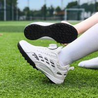 Nuevas zapatillas de fútbol para niños, calzado con botón giratorio, con Las uñas rotas - details 9