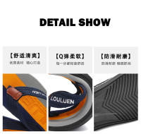 Nuevas chanclas de los hombres zapatillas de verano de los hombres antideslizante tendencia de la moda de la playa al aire libre zapatillas frescas - details 6