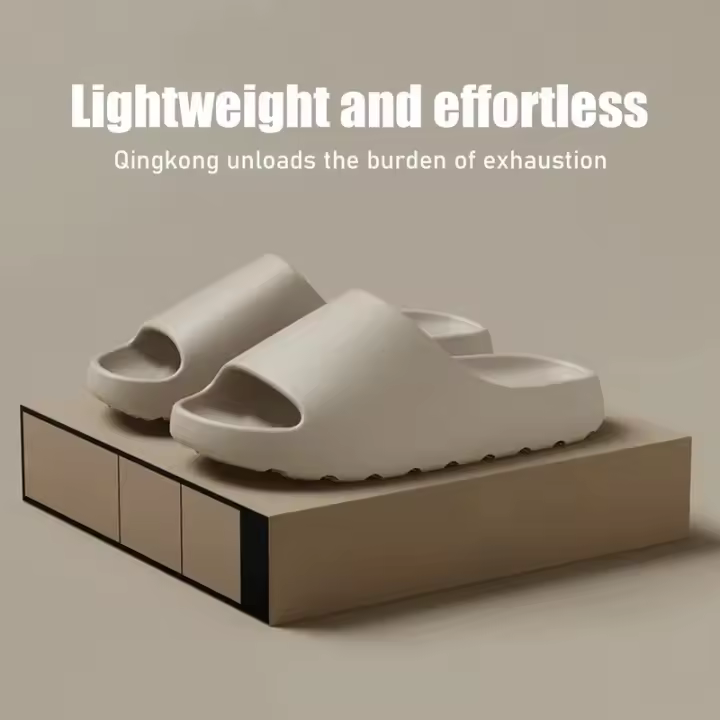Zapatillas de Moda de Verano Suela Gruesa EVA para Hombres y Mujeres Sandalias de Casa - 1