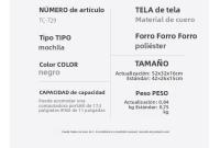Mochila ligera Casual Oxford tela bolsa de ordenador impermeable gran capacidad mochila hombres - details 10