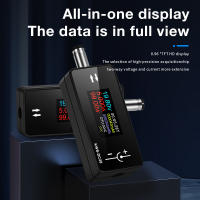 Medidor de corriente y voltaje de KWS-DC28, probador de interfaz DC 4-30V 0-12A, voltímetro Digital, amperímetro, Detector de capacidad de batería PD - details 4