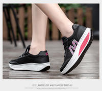 Zapatos deportivos de marca para mujer, zapatos tonificantes para aumentar la altura de 5 Cm, zapatillas de deporte con cuña, zapatos mecedores transpirables, zapatos con plataforma para sacudir - details 10
