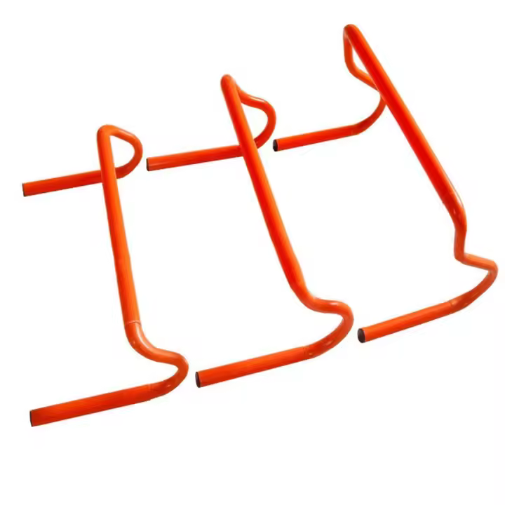 Entrenamiento de juego de pies, entrenamiento de obstáculos, obstáculos de fútbol ajustables pliométricos, atletas, almacenamiento compacto, obstáculos de velocidad, ejercicio en equipo - 1