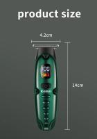 Kemei-cortadora de pelo eléctrica potente para hombres, Kit de aseo corporal para cabeza calva, recargable, inalámbrica - details 7