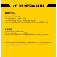JOYTOY 40k 1/18 figuras de acción Anime 12CM Ork Kommandos Nob Nazbog Ragrob Snarit Rotbilge Balrukk juguete de modelo de colección - details 0