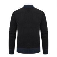 Suéter de punto Retro para hombre, cárdigan informal a la moda con botones, chaqueta de lana, sudadera con capucha de otoño e invierno - details 3
