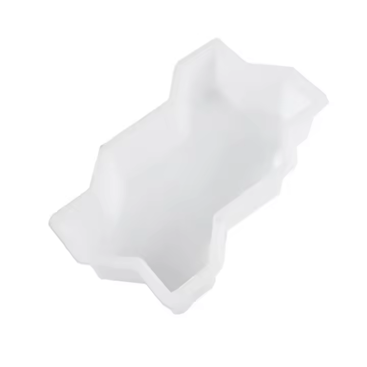 Molde de plástico para pavimentación de ladrillo, herramienta reutilizable, duradera, para hacer caminos de hormigón, con forma de ondas, creativo - 1