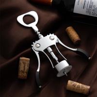 Abridor de vino Premium plateado, abridor de botellas de vino tinto, multifuncional, Manual, aleación de Zinc, 6,86 pulgadas - details 0