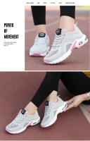 Gran oferta de zapatillas de deporte para mujer, zapatillas para correr con fondo suave y cojín de aire, zapatillas de tenis transpirables de malla para exteriores, zapatillas deportivas cómodas - details 12