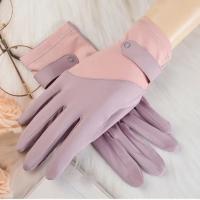 Guantes con protección solar transpirables, manoplas con protección solar Anti-UV, guantes de seda helada, guantes coloridos elegantes con protección solar para verano para correr - details 3