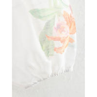 OUWU- Vestido De Mujer De Manga Larga Con Cuello Peter Pan, Detalles De Encaje Con Estampado Floral Y Cinturón Para Un Look Elegante Y Moldeado - details 10