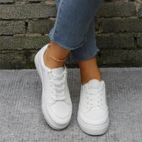 Zapatos planos informales con cordones para mujer - details 1