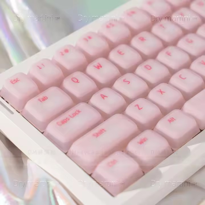 Tapa de silicona para teclado Pudding, 108 teclas, teclado Nical para interruptor MX, teclas de perfil Chreey, cristal de gelatina retroiluminado DIY - 1