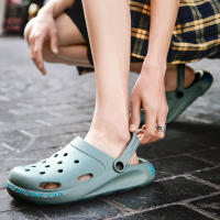 Sandalias de jardín antideslizantes para hombre, zuecos de goma con agujeros, informales, a la moda, novedad de verano, 2021 - details 10
