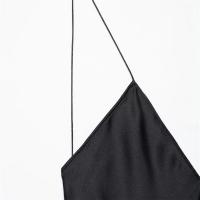 PB & ZA2025silk satén textura lencería estilo espalda descubierta temperamento vestido de noche vestido con tirantes ropa de verano para mujer - details 10