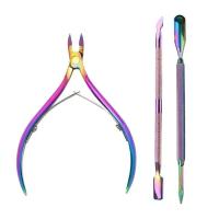 Pusher de Keratina de Acero Inoxidable Profesional Herramientas de Limpieza de Uñas para Exfoliantes Kit de Manicura - details 5