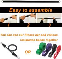 Barra de entrenamiento, conjunto de bandas de resistencia para Fitness, Pilates, Yoga, cuerda de tracción, expansor de entrenamiento, equipo de gimnasio para culturismo en casa - details 3