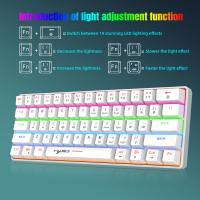 Teclado Mecánico RGB con Retroiluminación 68 Teclas, Intercambiable, Azul, Para PC, Laptop, Oficina - details 29