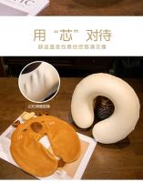 Nueva almohada de viaje para el cuello, protección del cuello en forma de U, reposacabezas, almohada para el cuello, almohada para la siesta, almohada suave de algodón con memoria para avión - details 5