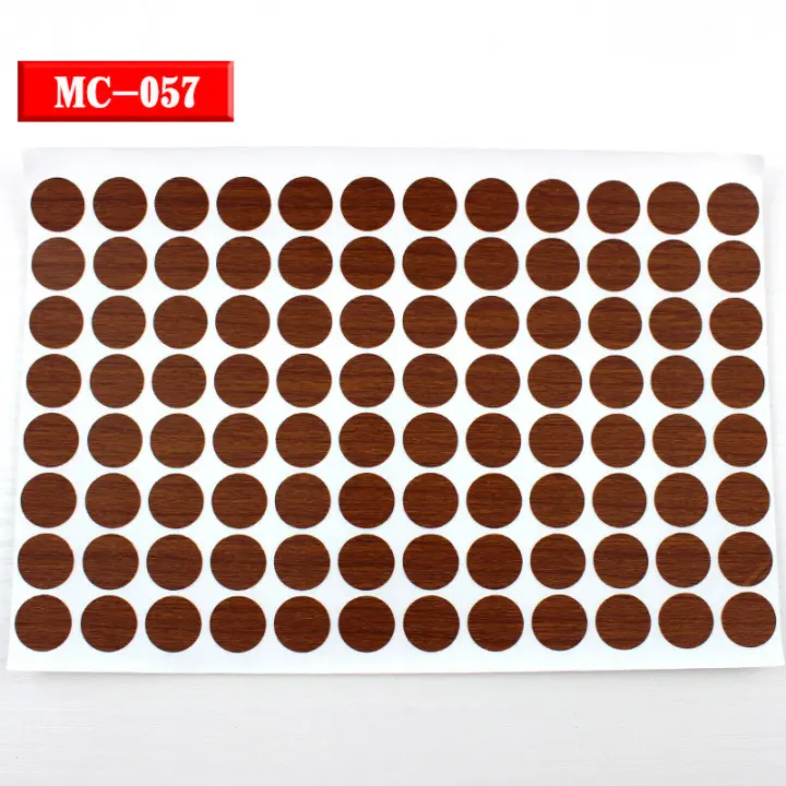 Tapa de rosca autoadhesiva para muebles de madera, 96 piezas, 15mm, pegatinas para agujeros, artesanía de madera, escritorio, armario, cajón, arte, adorno - 1